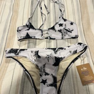 Star bikini top and bottom